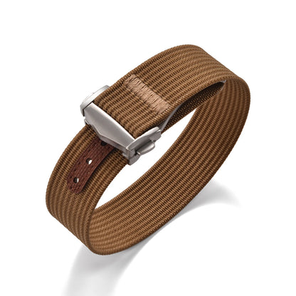 Bracelet de montre en nylon côtelé Omega avec fermoir déployant 18mm 20mm 22mm, bracelet sport en caoutchouc FKM pour Swatch MoonSwatch