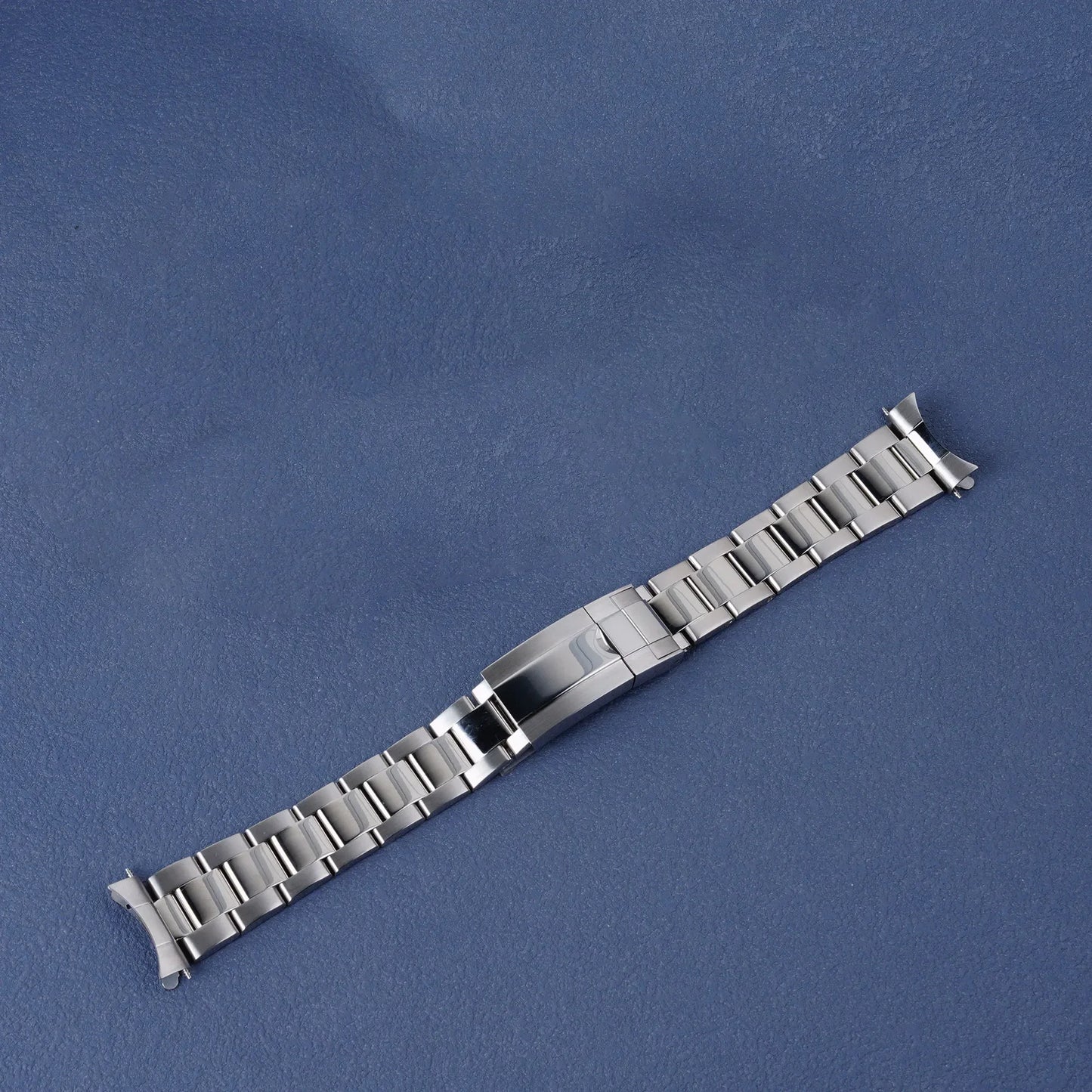 Rolamy 21mm bracelet de montre OysterStyle SION L fermoir de déploiement en acier inoxydable bracelet en argent pour SeATM KrasnoSSC911-917/SBDL091
