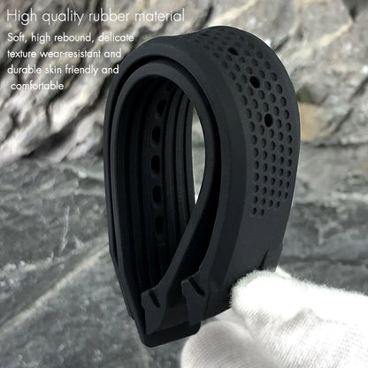 Bracelet de montre en caoutchouc et silicone de haute qualité, 24mm, pour CITIZEN AW1475 1476 1477 CA4154 4155 4156 4278, bracelet de montre de sport durable pour hommes