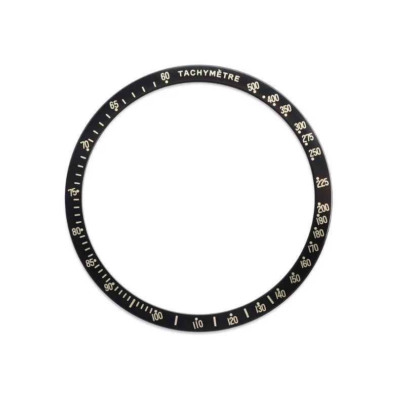 Insert per lunetta per orologio in alluminio 40,5 mm * 35,2 mm per cassa orologio Speedmaster VK63, anello per orologio con lunetta tachimetrica per Speedmaster