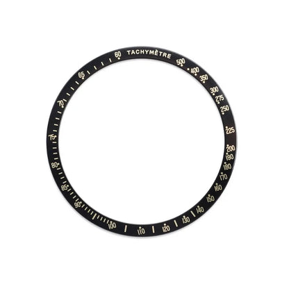 Insert per lunetta per orologio in alluminio 40,5 mm * 35,2 mm per cassa orologio Speedmaster VK63, anello per orologio con lunetta tachimetrica per Speedmaster