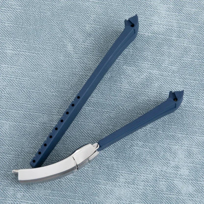 FKM Fluoro Rubber Watch Strap Natural for Rolex 20mm Submariner Daytona OYSTERFLEX GMT with Deployant Clasp