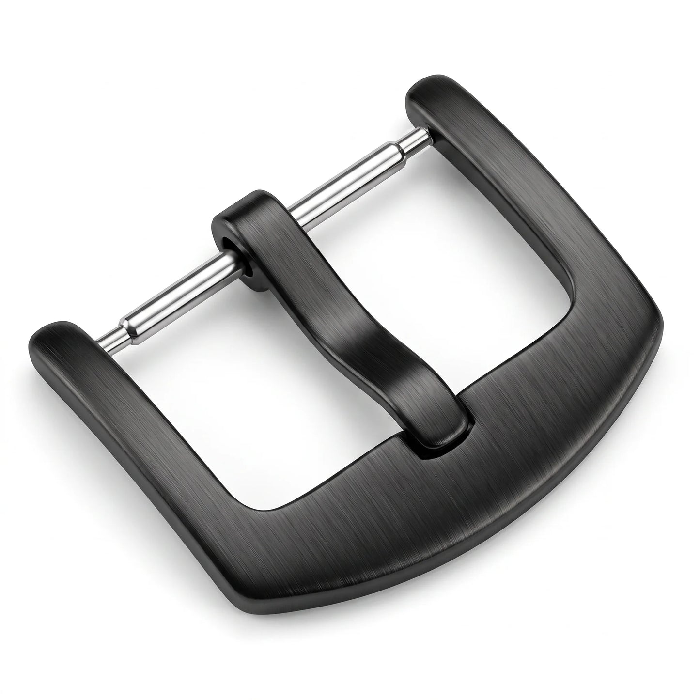Bracelet de montre en métal pour hommes, boucle 16 18 20 22 24mm, argent, noir, or, fermoir en acier inoxydable, accessoires