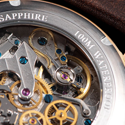 Orologio cronografo/automatico da uomo Sugess ST1901 in bronzo