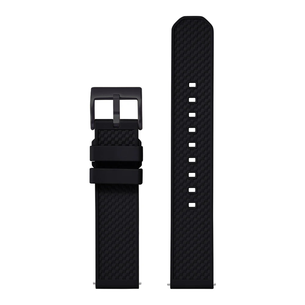 Quick Release FKM Rubber Watch Strap, Fluoroelastomer, 18mm, 20mm, 22mm, for all Watch Brands