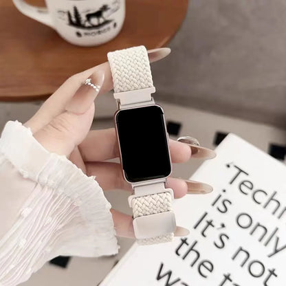 Braided Nylon Strap for Samsung Galaxy Fit 3, Breathable Bracelet for Galaxy Fit3, Resilient Buckle