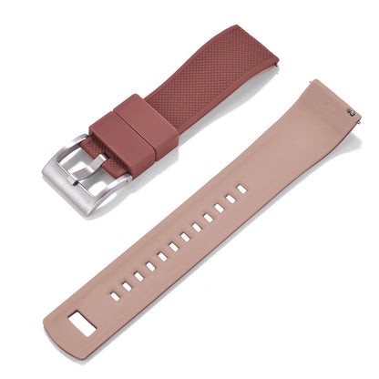 Nouveau bracelet de montre en Silicone Double couleurs personnalisé à dégagement rapide 20mm 22mm bracelet de montre doux Durable bracelets de montre de remplacement ceintures