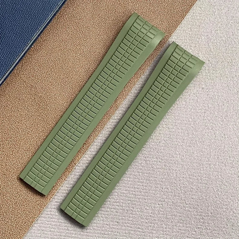 Nouveau Compatible avec Pate Philippe véritable Aquanaut Nautilus 5164/5167/5168/5968 hommes montre bracelet en caoutchouc fluoré Wacth bandes 2025