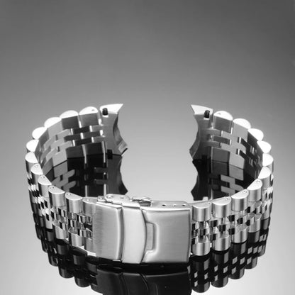 Bracelet S-REFIT Jubilee 20mm pour Seiko Prospex Alpinist SPB115 117 121 123 209 SARB013 15, bracelet en acier inoxydable à extrémités courbées solides