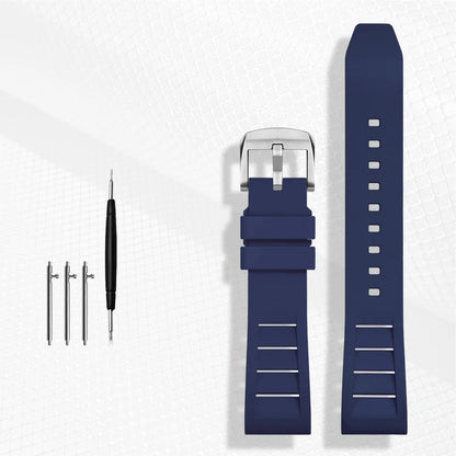 FKM bracelet de montre en caoutchouc fluoré 20mm 21mm 22mm 24mm pour breitling omega seiko casio mido bracelet de montre bracelet de montre de sport anti-poussière