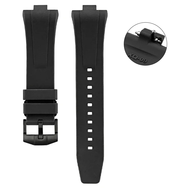 Bracelet en caoutchouc fluoré pour Citizen NJ0150 NJ0151 0155, boucle en acier inoxydable, libération rapide, FKM Sport, étanche, 9mm