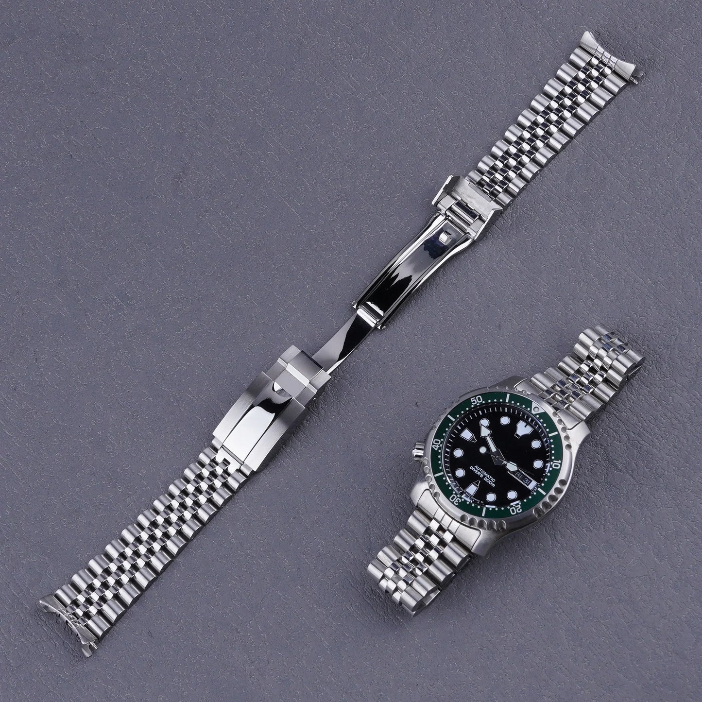 For Citizen NY0040 20mm Jubilee Bracelet Watch Strap with Oyster Clasp by Rolamy