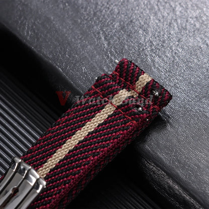 Cinturino per orologio in Nylon da 20 mm, sportivo, per Rolex, Tissot, Tudor, Seiko, cinturino di ricambio, Bracciali morbidi