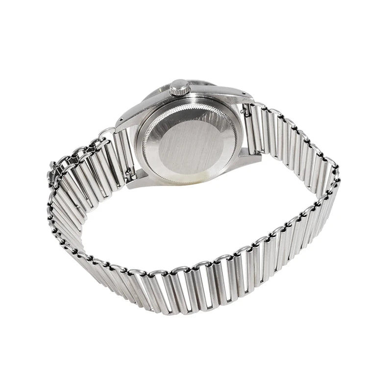 18mm 20mm Bonklip Bamboo Style Stainless Steel Watch Bracelet
