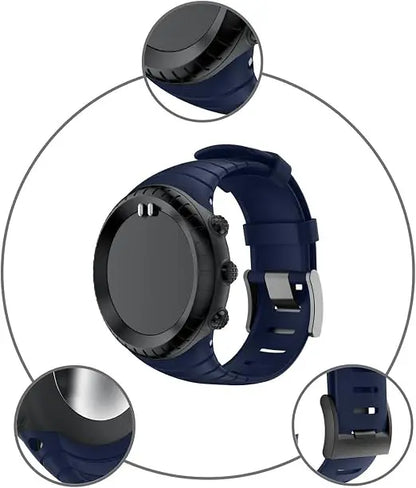 Bracelet de montre en Silicone pour Suunto Core, bracelet de remplacement pour le sport, accessoires de montre Correa