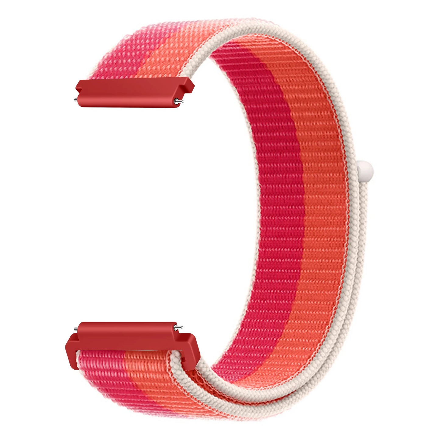 Bracelet à boucle en Nylon pour Amazfit Bip 6/5/GTS 4/3/2/2e/Mini/GTR 42mm/47mm/GTR 4/3 Pro Sport, 20mm/22mm, 2 bandes