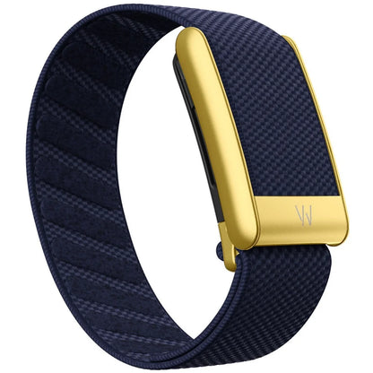 Black, Silver, and Gold Bracelet for Whoop 5.0 Mg, Bracelet with W Logo, Elastic Woven Nylon Band, Sport Replacement Straps for Whoop