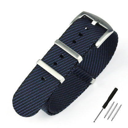 Cinturino per orologio in Nylon 20mm 22mm, cinturino a righe, cinturino di ricambio, accessori militari per cinturini orologio T-udor