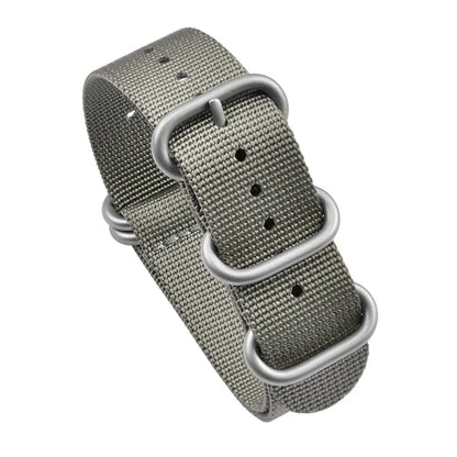 Bracelet en Nylon Noir de Haute Qualité pour Homme, Accessoire de Plongée à Rayures Militaires, pour Montre DW SeATM, 20mm 22mm