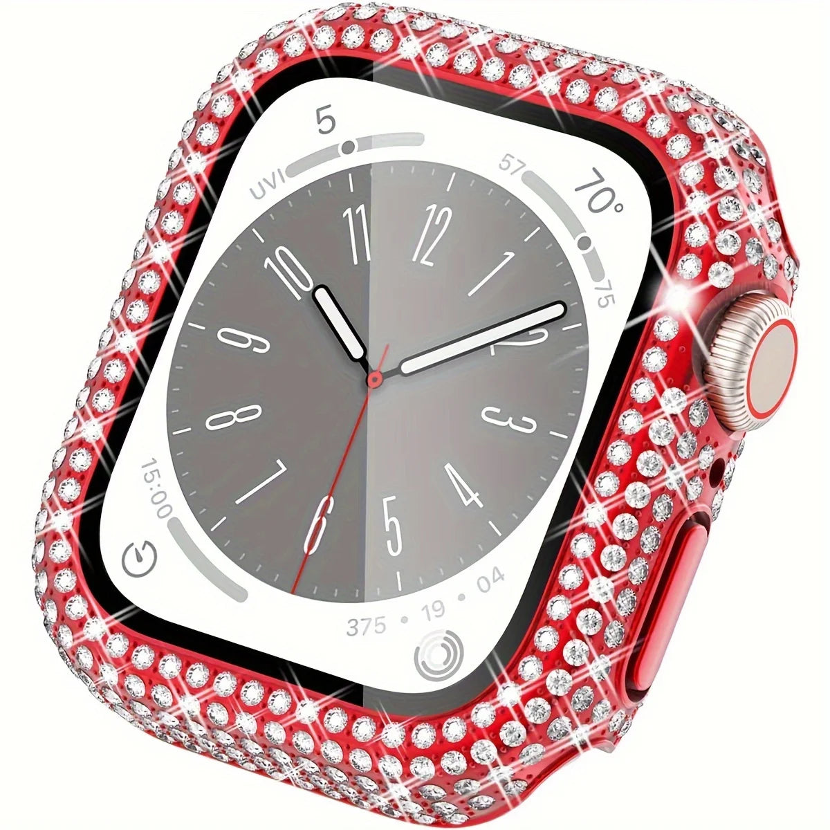 Блестящие стразы для корпуса Apple Watch, подходит для 38/40/41/42/44/45/49 мм, совместимо с Ultra/SE/10/9/8/7/6/5/4