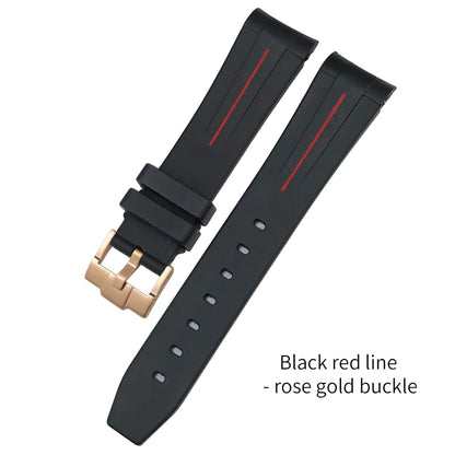 Bracelet de montre pour Rolex Submariner en caoutchouc - Premium