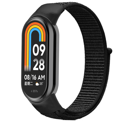 Bracelet à boucle en Nylon pour xiaomi Mi Band 10 9 8, Bracelet de remplacement, pulsera Xiaomi Smart Band 10 9 8 NFC