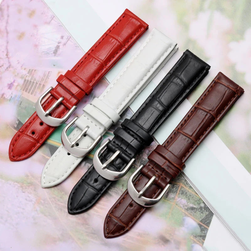 Genuine Leather Watch Strap for Men and Women, Watch Band, Black Brown, Rossini, 818573, 818574, 5613, 517768 mol, Citizen, 12mm, 14mm, 16mm, 18mm