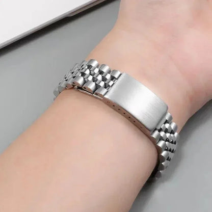 Bracelet de luxe en acier inoxydable, 18/19/22mm/20mm, pour Rolex 46mm, 43 bandes, boucle de montre solide en métal pour bracelet datejustseiko