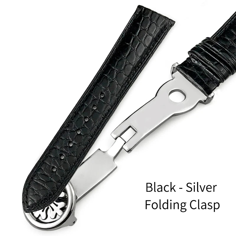 Luxurious Crocodile Leather Watch Strap, 20mm 19mm 21mm 22mm, for Patek Philippe 5227 5146 5147, American Alligator Watch Band