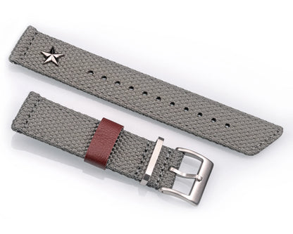 Hemsut-Bracelets de Montre Militaire pour Happator, Montres Vintage, Bracelets Pilote, Citizen Timex, 18mm, 22mm, 24mm