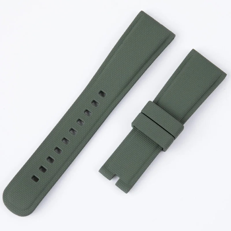 Quick Release FKM Rubber Waterproof Watch Strap, 18/19/20/21/22/23/24mm, for Oris Seiko Omage Rolex