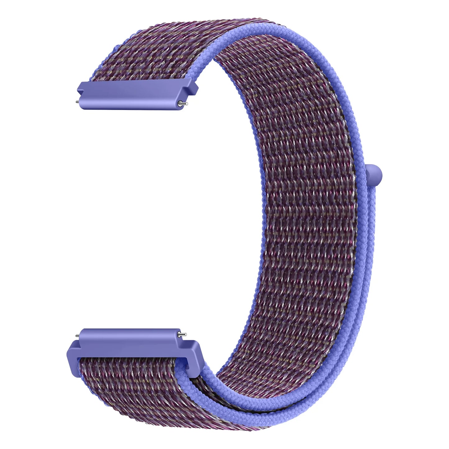 Bracelet à boucle en Nylon pour Amazfit Bip 6/5/GTS 4/3/2/2e/Mini/GTR 42mm/47mm/GTR 4/3 Pro Sport, 20mm/22mm, 2 bandes