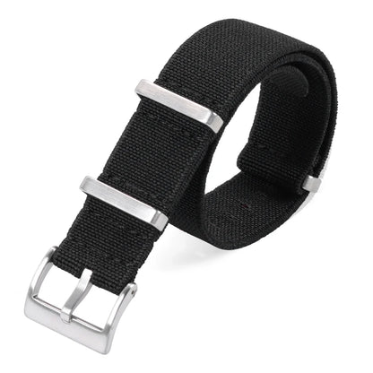 18/20/22mm Elastic Woven Nylon Watch Strap, Universal Breathable Comfortable Band for Omega Seiko IWC
