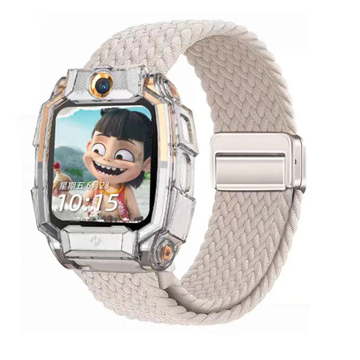 Bracciali intrecciati per bambini, bracciale elastico magnetico per smartwatch Imoo Xiaotiancai, telefono D2 Z11 Z10 Z6 Z7 Z1