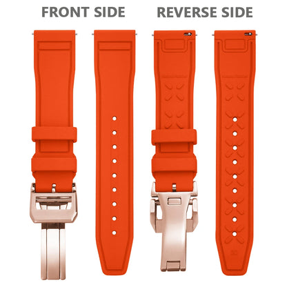 Bracelet en caoutchouc FKM 20mm 21mm 22mm pour montre IWC PILOT Portugal PORTOFINO, bracelet de plongée à libération rapide, montre connectée pour Huawei