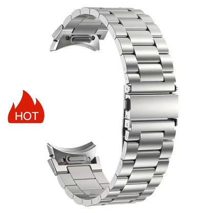 Titanium and Stainless Steel Bracelet, for Samsung Galaxy Watch 6 Classic 43 47mm 40/44mm, for Galaxy Watch 6 5 4, gapless