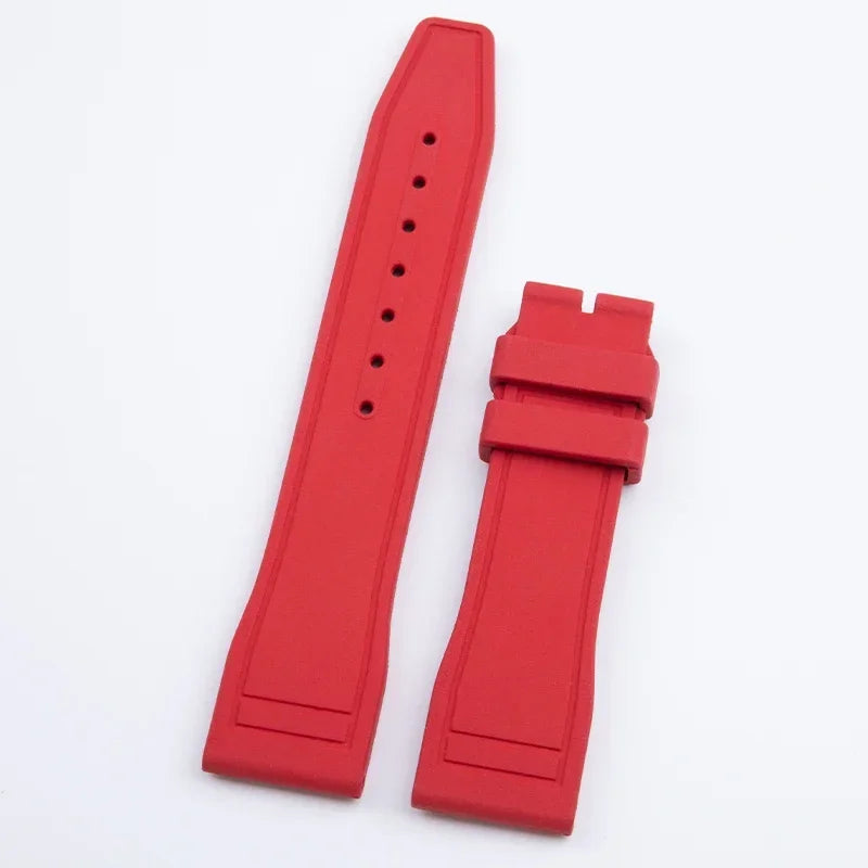 Universal Accessories, FKM Fluoro Rubber Watch Strap for IWC, Strap for Big Pilot Portofino TOP GUN, Dustproof Strap 20/21/22mm