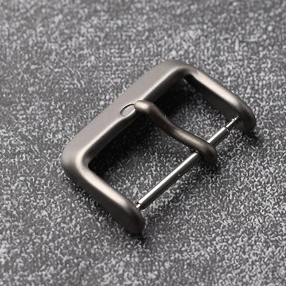 Titanium buckle, 18MM 20MM matte non-stainless steel buckle, leather strap accessory buckle, watch accessories