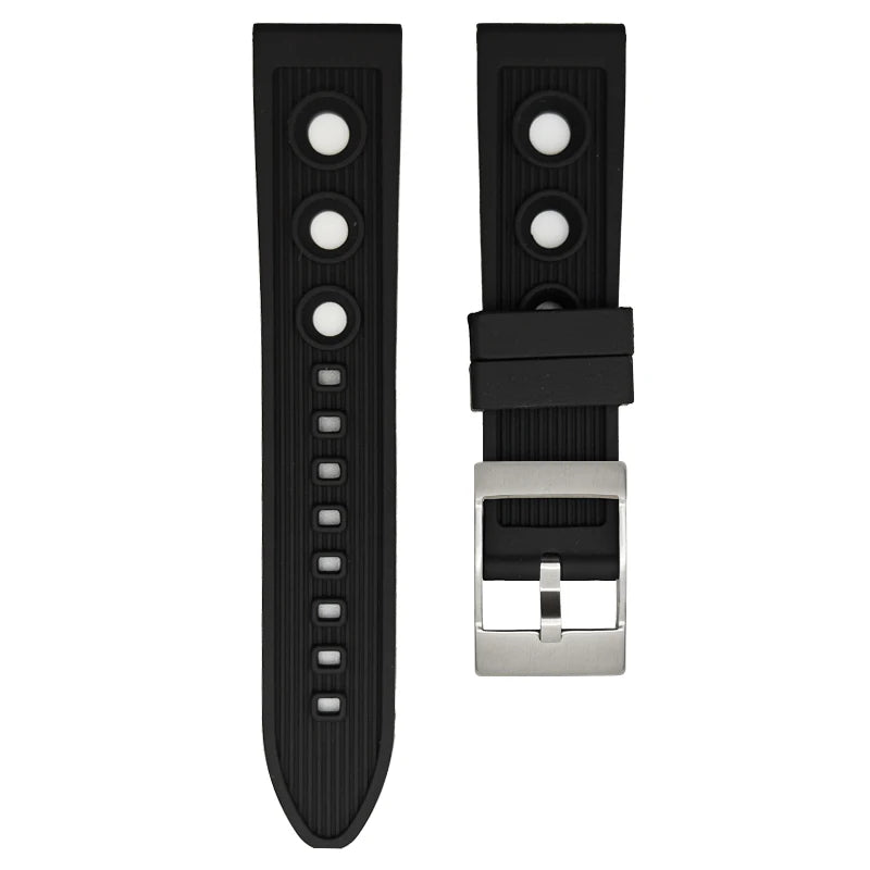 Bracelet de montre en caoutchouc naturel et silicone, 20mm 22mm, pour Breitling HéRITAGE Superocean Avenger Navitimer, bracelet de montre de sport souple, outils