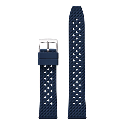 STAPELP breathable fluoroelastomer watch strap 20mm 22mm waterproof diving quick release fluororubber FKM bracelet