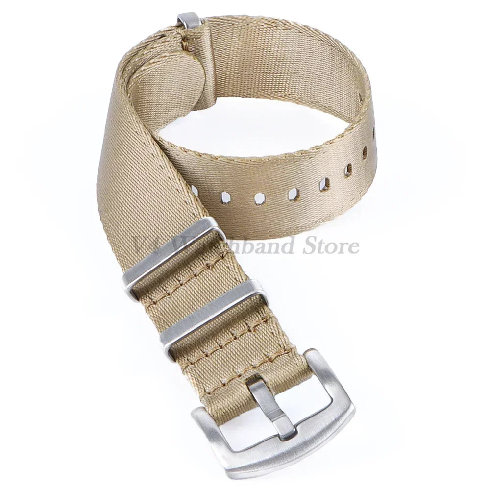 18mm 20mm 22mm Soft Nylon Strap Military Watchband for Samsung Galaxy Nylon Strap for Omega Seamaster 007