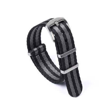 Premium Quality Nylon Fabric Seat Belts, 20mm 22mm, Army Sport Watch Straps, Durable Bracelets for Traditional Watches