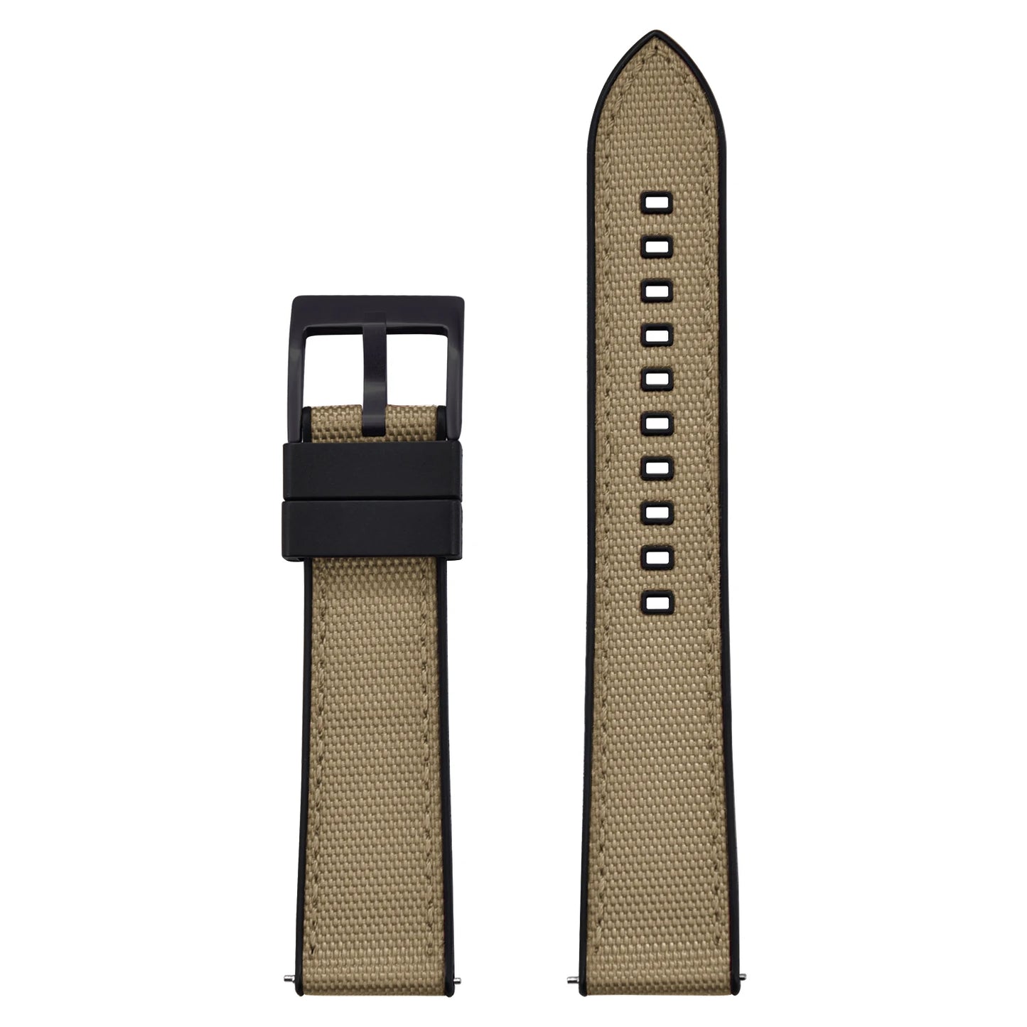 Bracelet de montre FKM en Nylon hybride de haute qualité 20mm 22mm bracelets de montre en caoutchouc fluoré en Nylon à dégagement rapide pour chaque marque montres de plongée