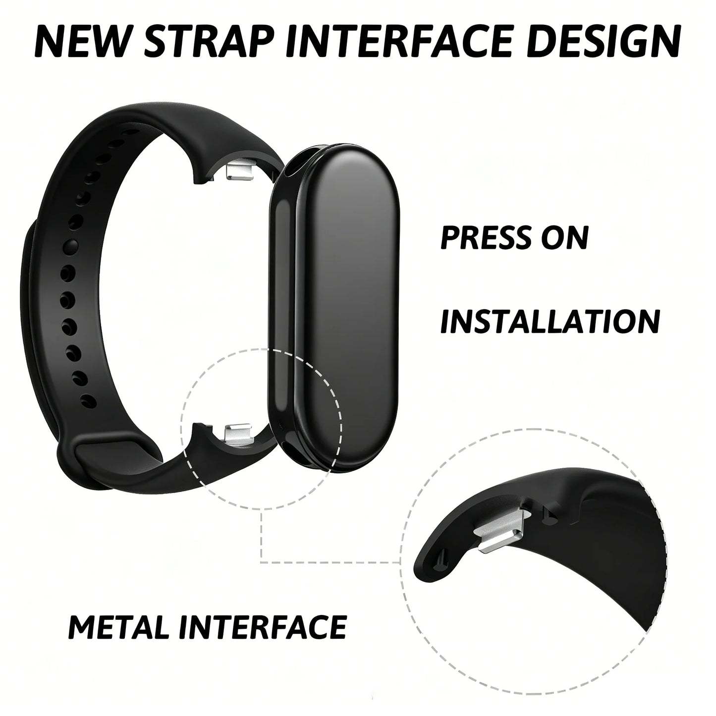 Bracelet en silicone pour Xiaomi Mi Band 10 9 8, bracelet NFC, bracelet de sport, bracelet de poignet, pulseira correa, accessoires Xiaomi Smart Band 10 9 8