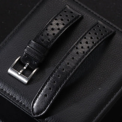 Bracelet universel en cuir de vache véritable, 18mm 20mm 22mm, pour Samsung Galaxy Watch 6 5 4, doux et respirant, rétro
