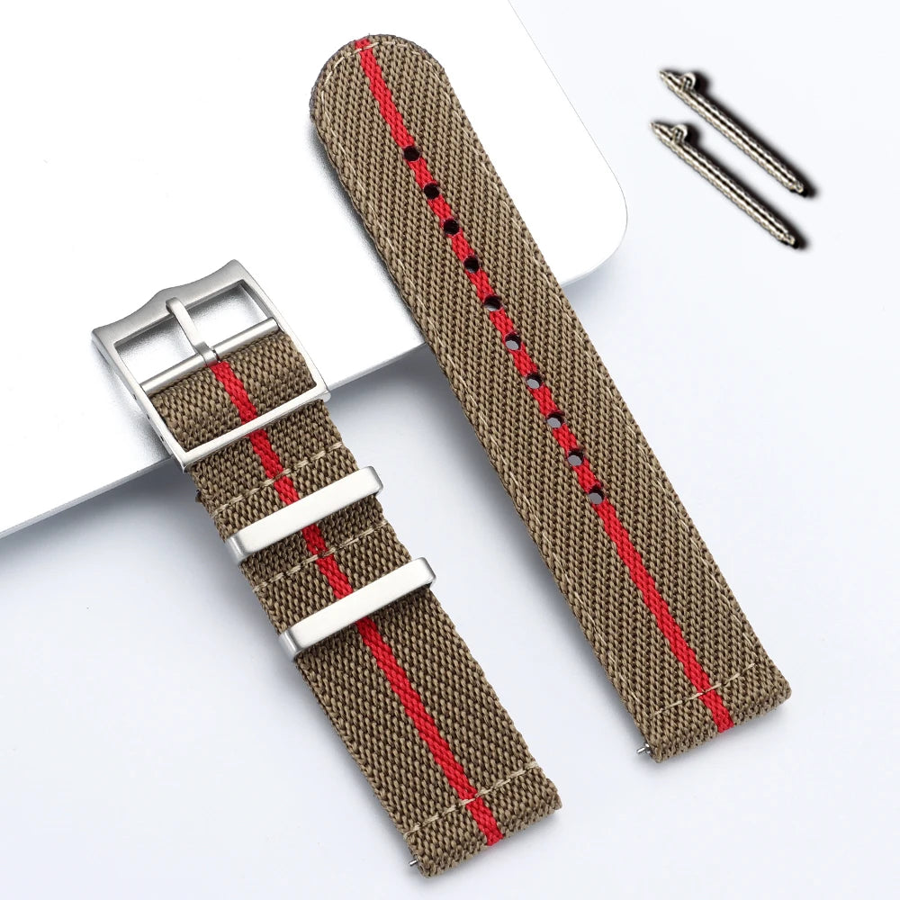 Cinturini per orologi in nylon a sgancio rapido per Rolex, Tudor, 20 mm, 22 mm, cinturino in tessuto per Seiko, cinturino sportivo