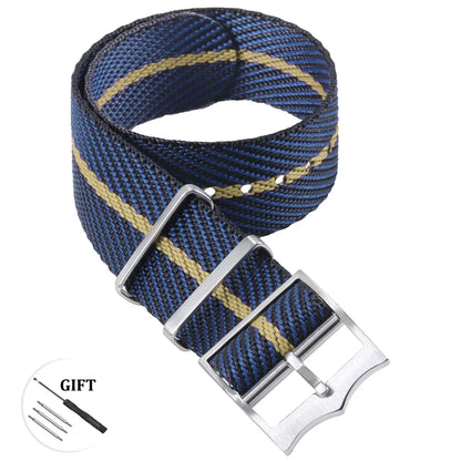 Bracelet de Montre Nato en Nylon - Boucle Argent ou Rose Gold