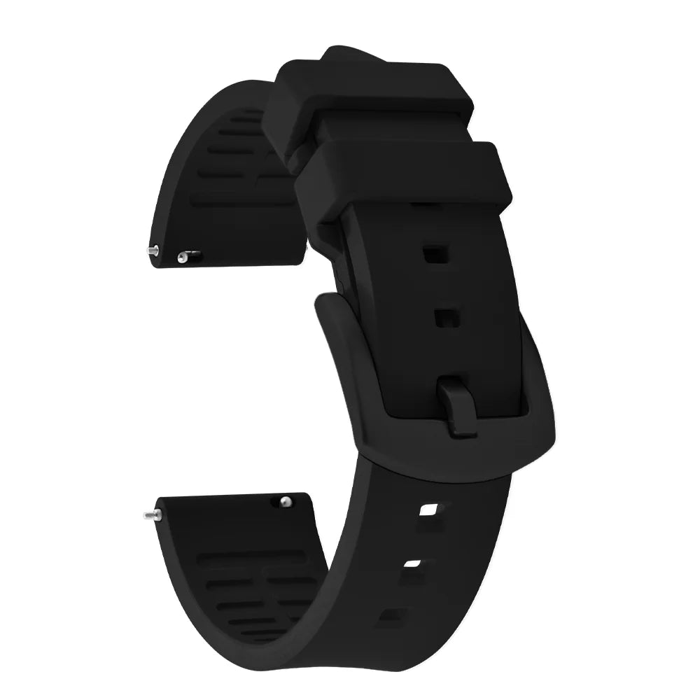 18/19/20/21/22/23/24mm FKM Rubber Watch Strap Diving Sports Quick Release Rubber Bracelet for Tissot/Seiko/Omega Watch Band