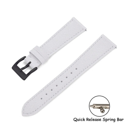 Cinturini per orologi in pelle di vitello di qualità cinturini per orologi in pelle Saffiano 18/19/20/21/22/23/24mm cinturini accessori per orologi