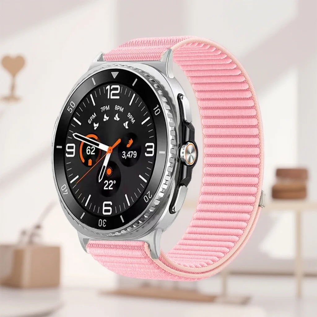 Bracelet de montre tressé élastique en Nylon, pour Samsung Galaxy Watch8 Band 40mm 44mm/Galaxy Watch 8Classic 46mm/Ultra 2025